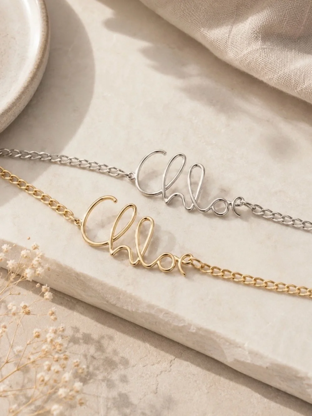 NEW! “Chloe” Silver Script Chain Belt - Chic Statement Accessory A2-79